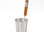 Perforated - Flat Bottom - Wooden Handle - Ø120mm - HN550264