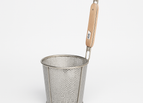 Perforated - Flat Bottom - Wooden Handle - Ø140mm - HN550265