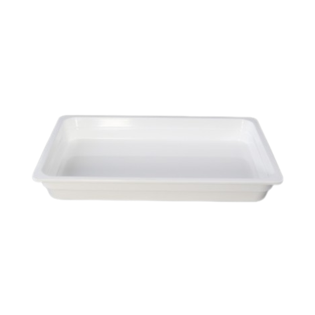 Gastronorme Pan - Melamine - White
