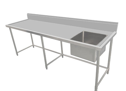Work Bench - Single Sink with Leg Brace