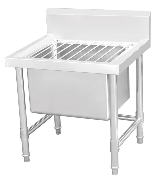 Mop Sink with Splashback & Leg Brace