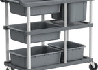 Large - 3 Tiers - Grey