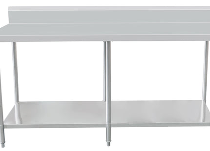 Work Bench with Splashback & Undershelf