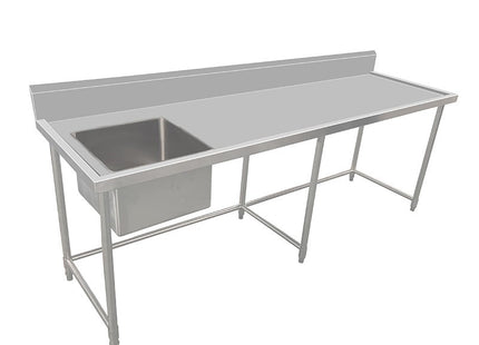 Work Bench - Single Sink with Leg Brace