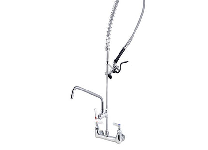 Commercial Faucet with Pre-Rinse Sprayer