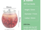 Can Bottles 210ml - 55(Ø)*70(H)mm