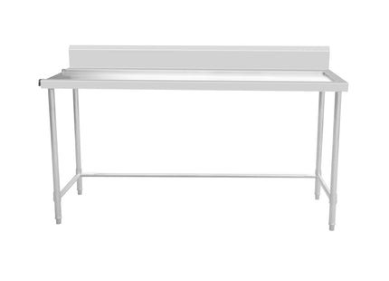 Outlet Bench with Splashback & Leg Brace
