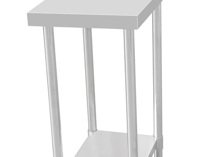 Work Bench with Splashback & Undershelf
