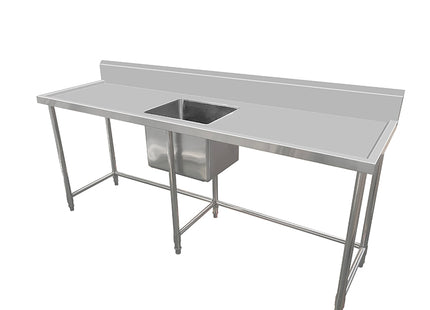 Work Bench - Single Sink with Leg Brace